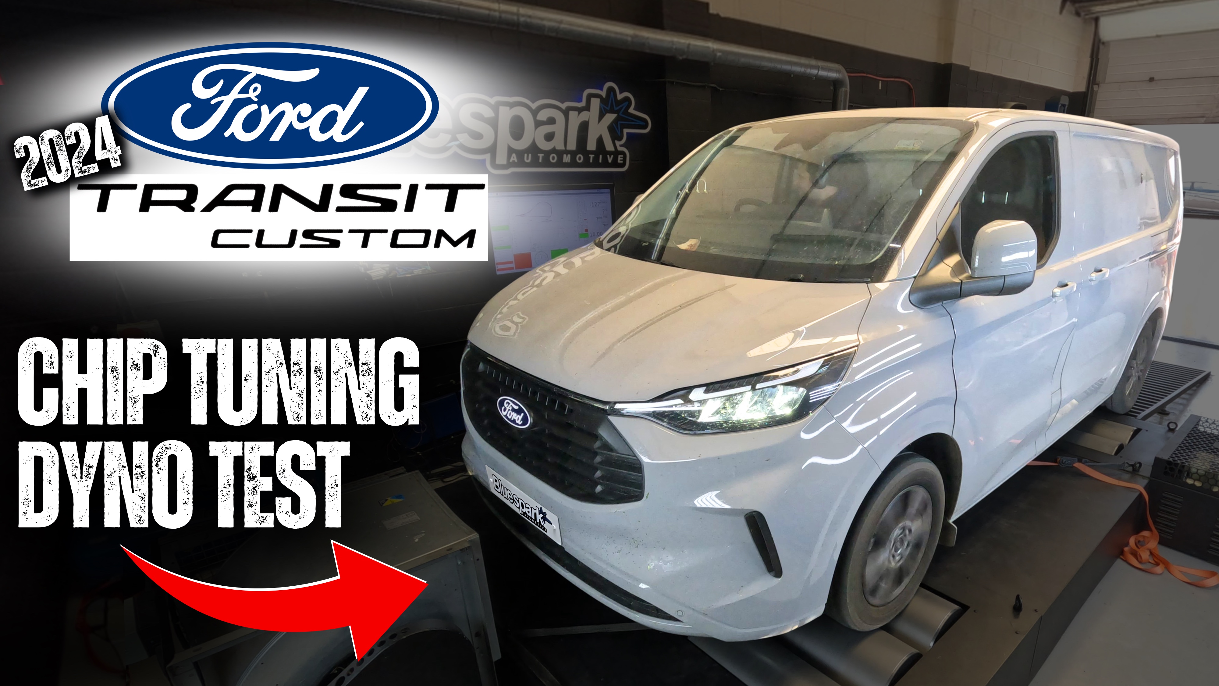Ford Transit Custom (2024) 2.0 EcoBlue Dyno Test - 136hp Performance Tuning