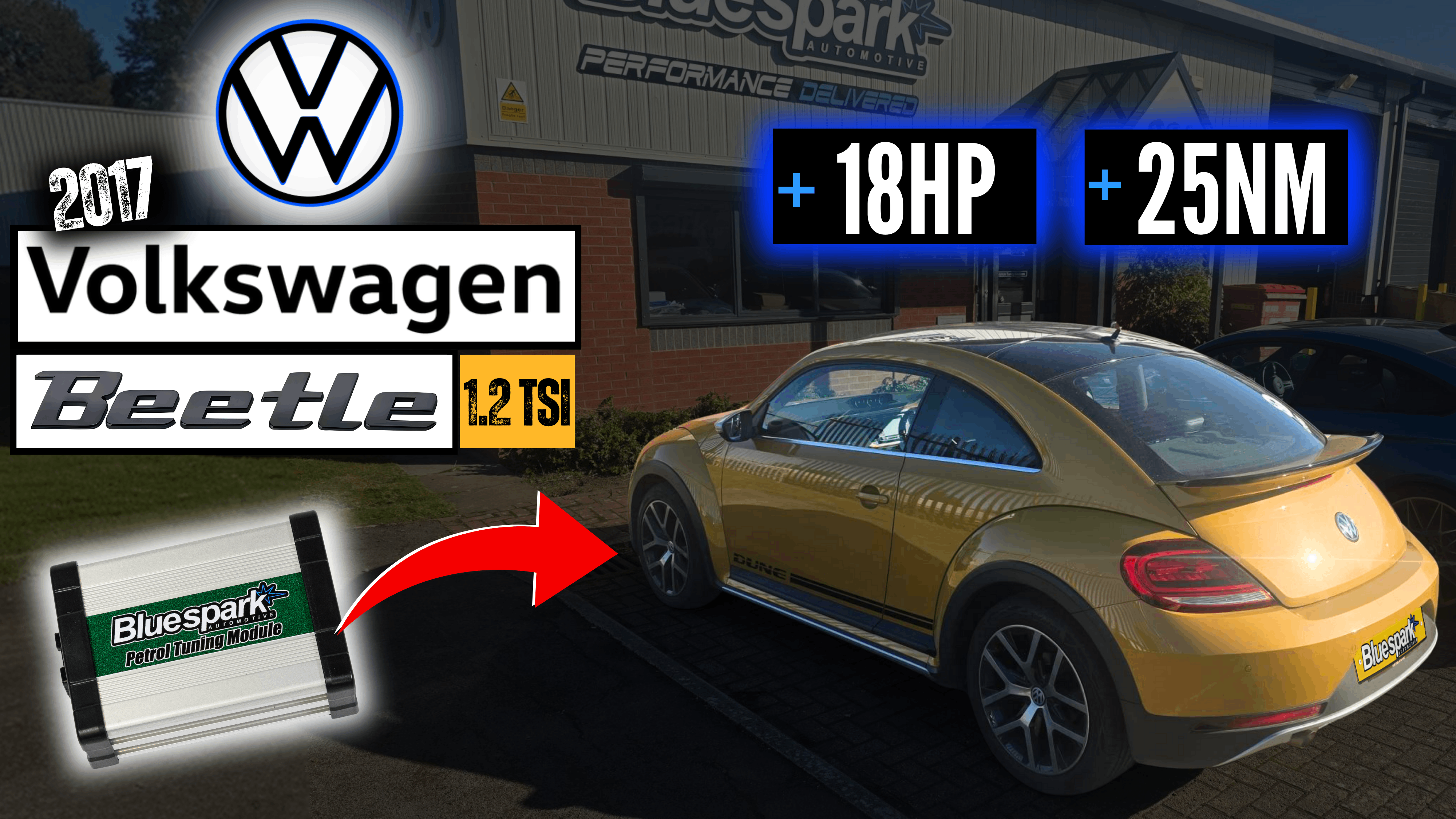 VW Beetle (A5) - 1.2 TSI Performance Tuning with Chip Tuning Box