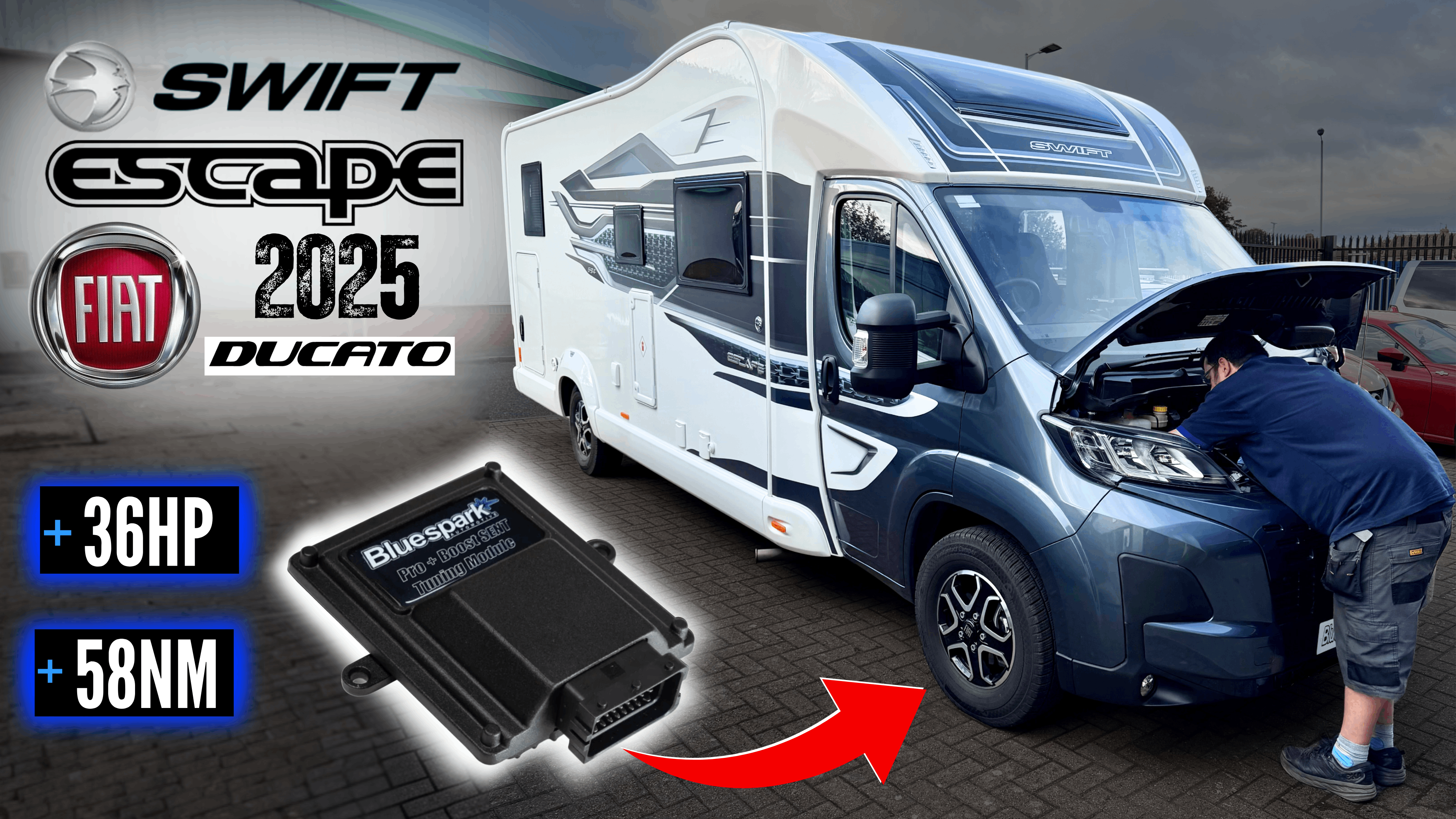 2025 Swift Escape 694 (Fiat Ducato 2.2) - Performance Tuning with Chip Tuning Box