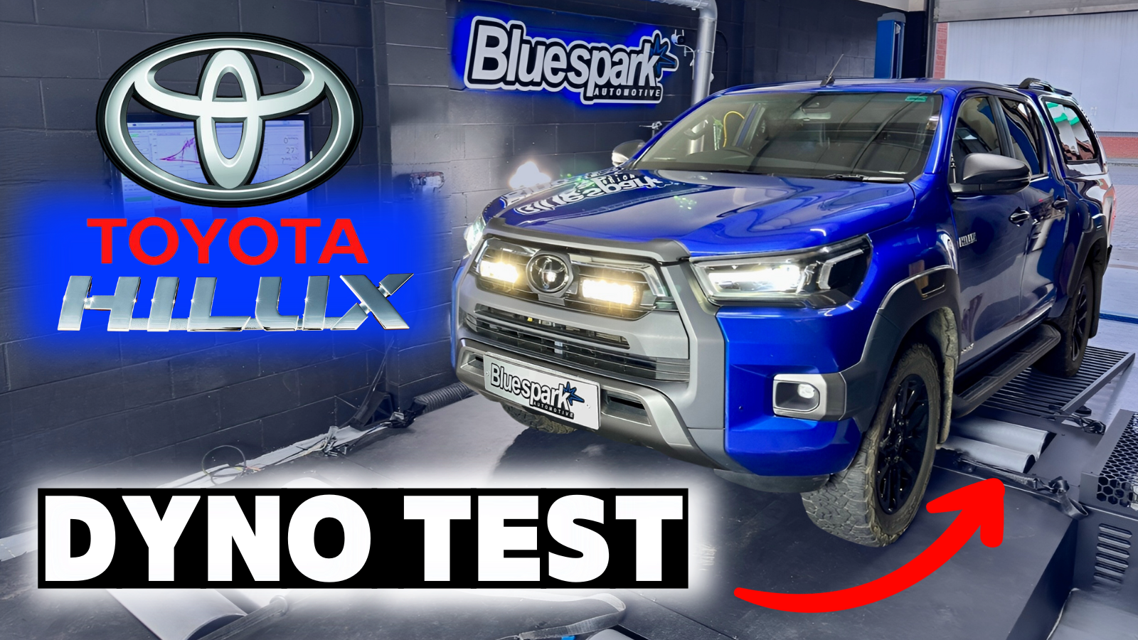 Toyota Hilux 2.8 D-4D Dyno Test - 201bhp/204ps Performance Tuning