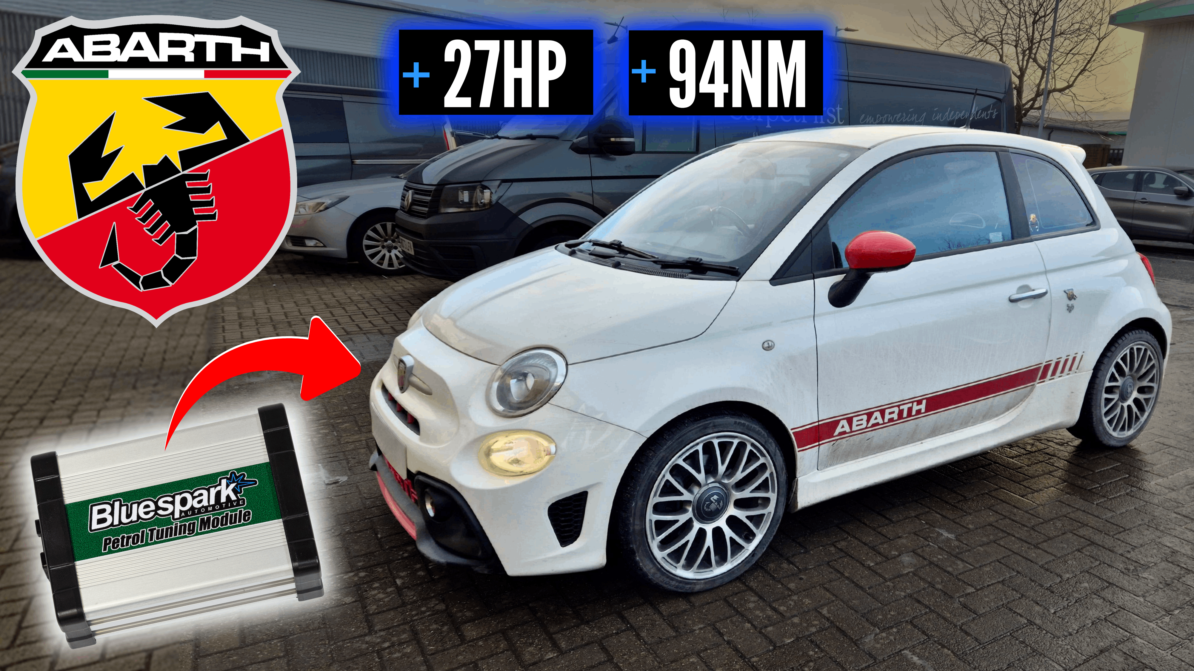 Abarth 595 145hp - 1.4 T-Jet Performance Tuning with Chip Tuning Box