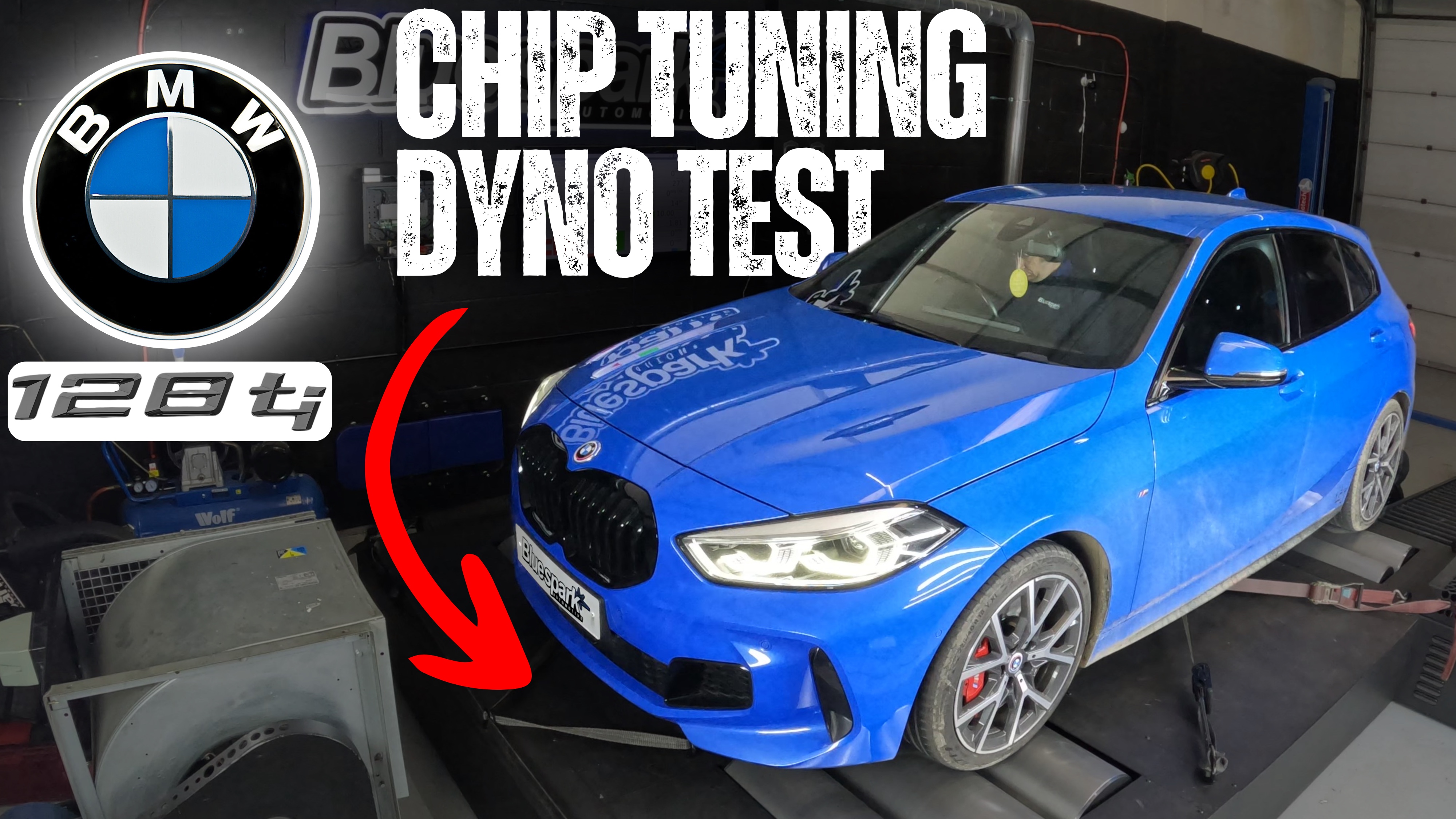 BMW 128ti 2.0 2021 265hp Dyno Test - B48 Performance Tuning