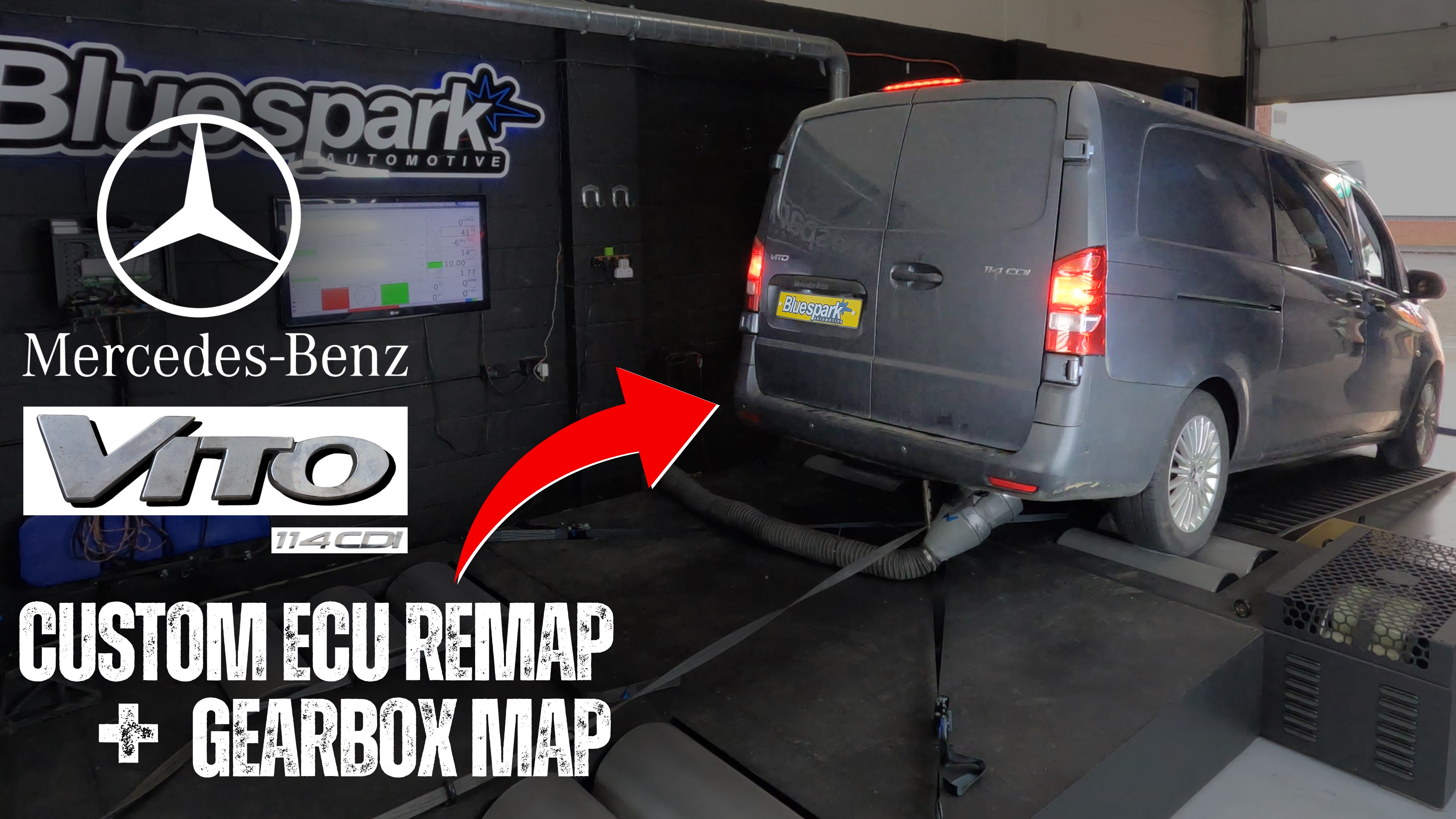 Mercedes Vito 114 CDI 2.1 Custom ECU Remap, Gearbox Mapping & Dyno Test