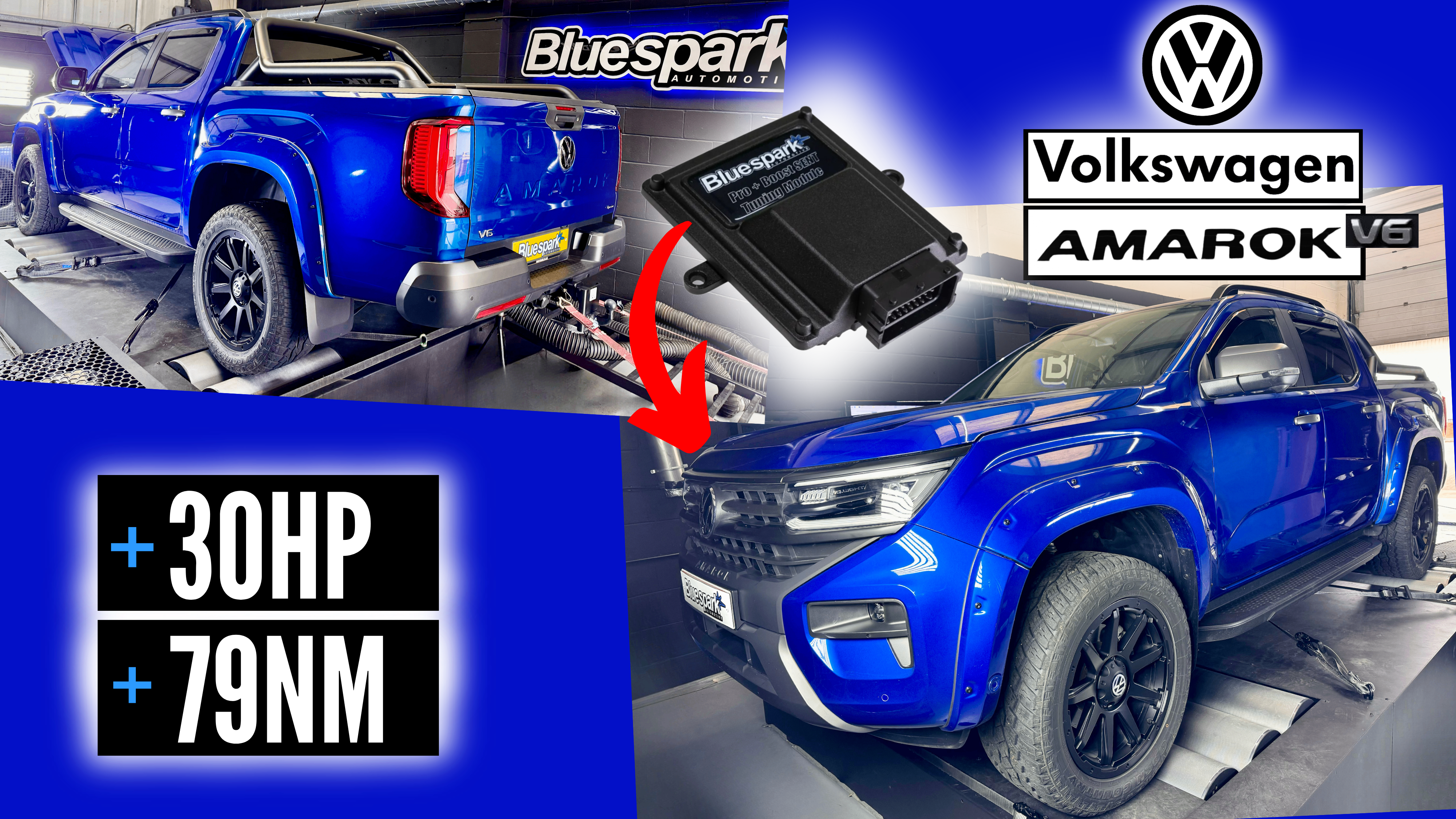 VW Amarok 3.0 V6 TDI - 240hp Performance Tuning with Chip Tuning Box