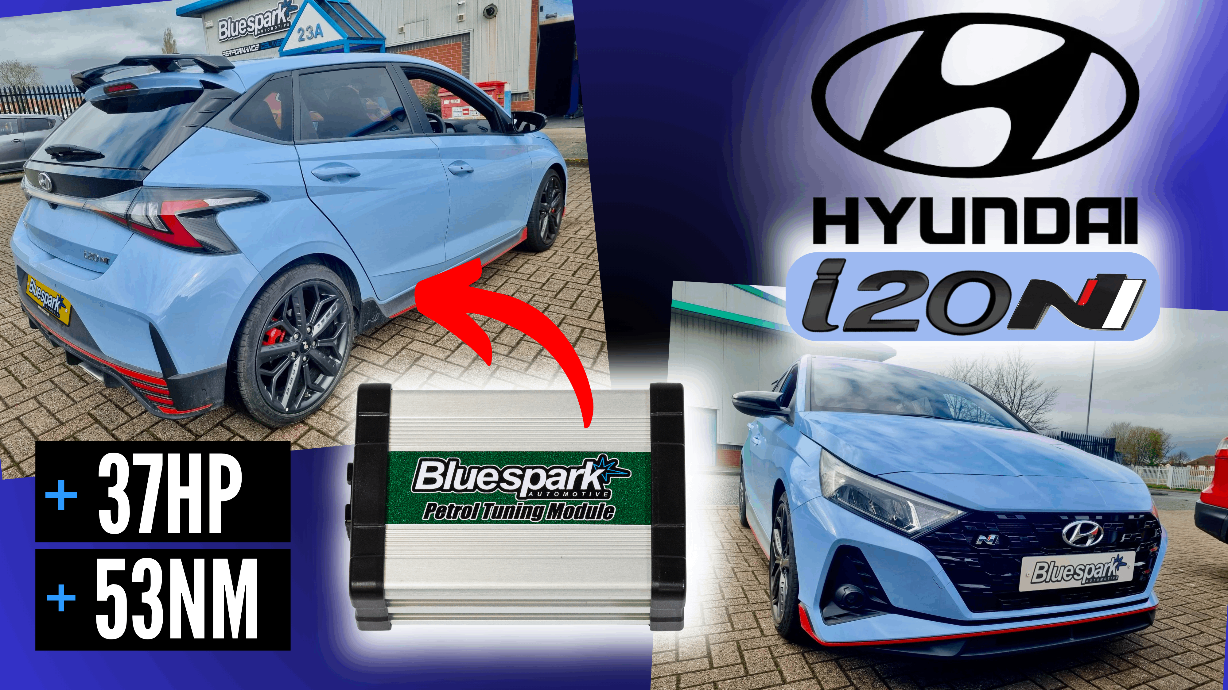 Hyundai i20N 1.6 T-GDi - 204bhp Performance Tuning with Chip Tuning Box