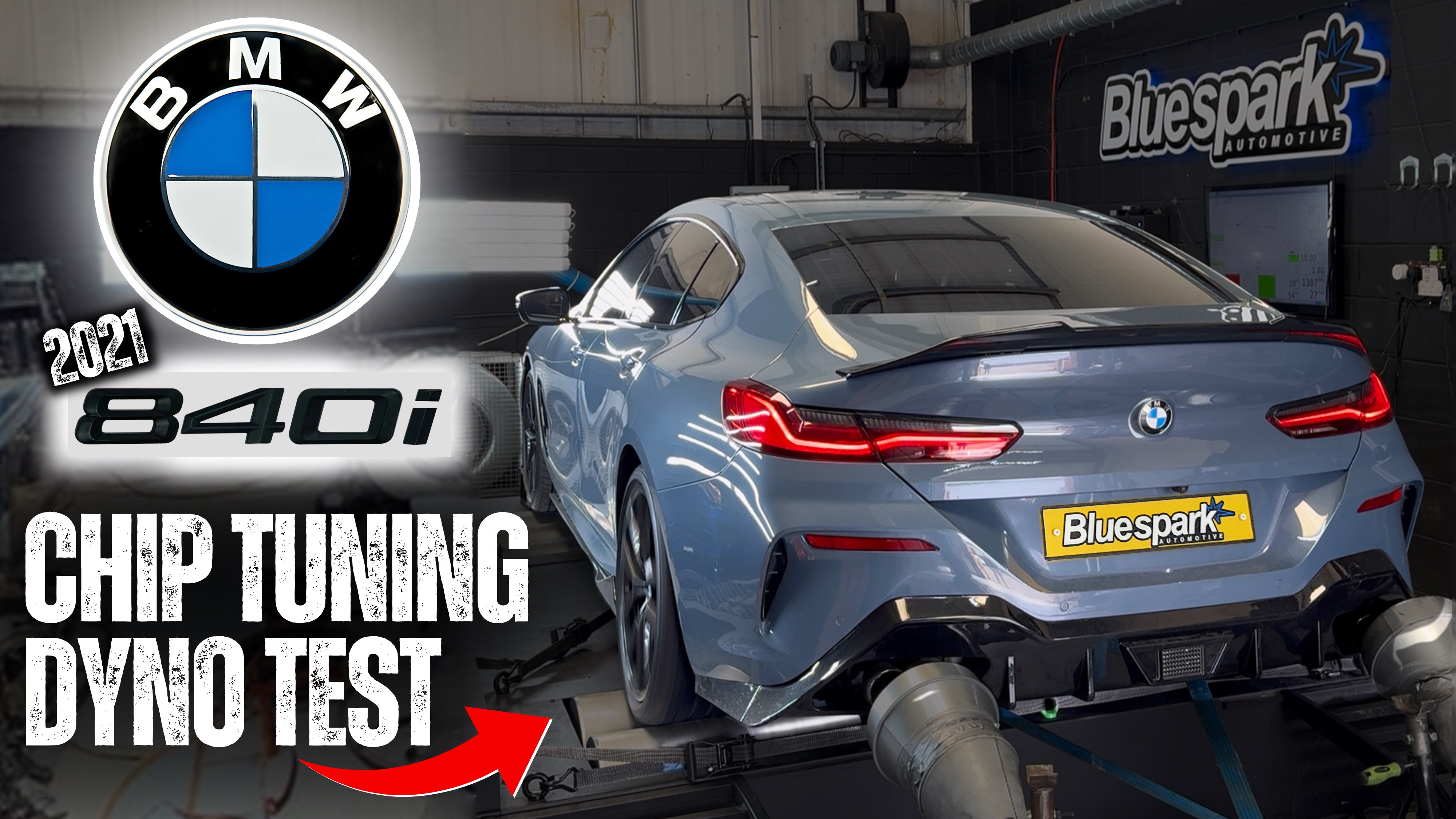 2021 BMW 840i (G16) - Locked ECU Dyno Test - B58 340hp Performance Tuning 