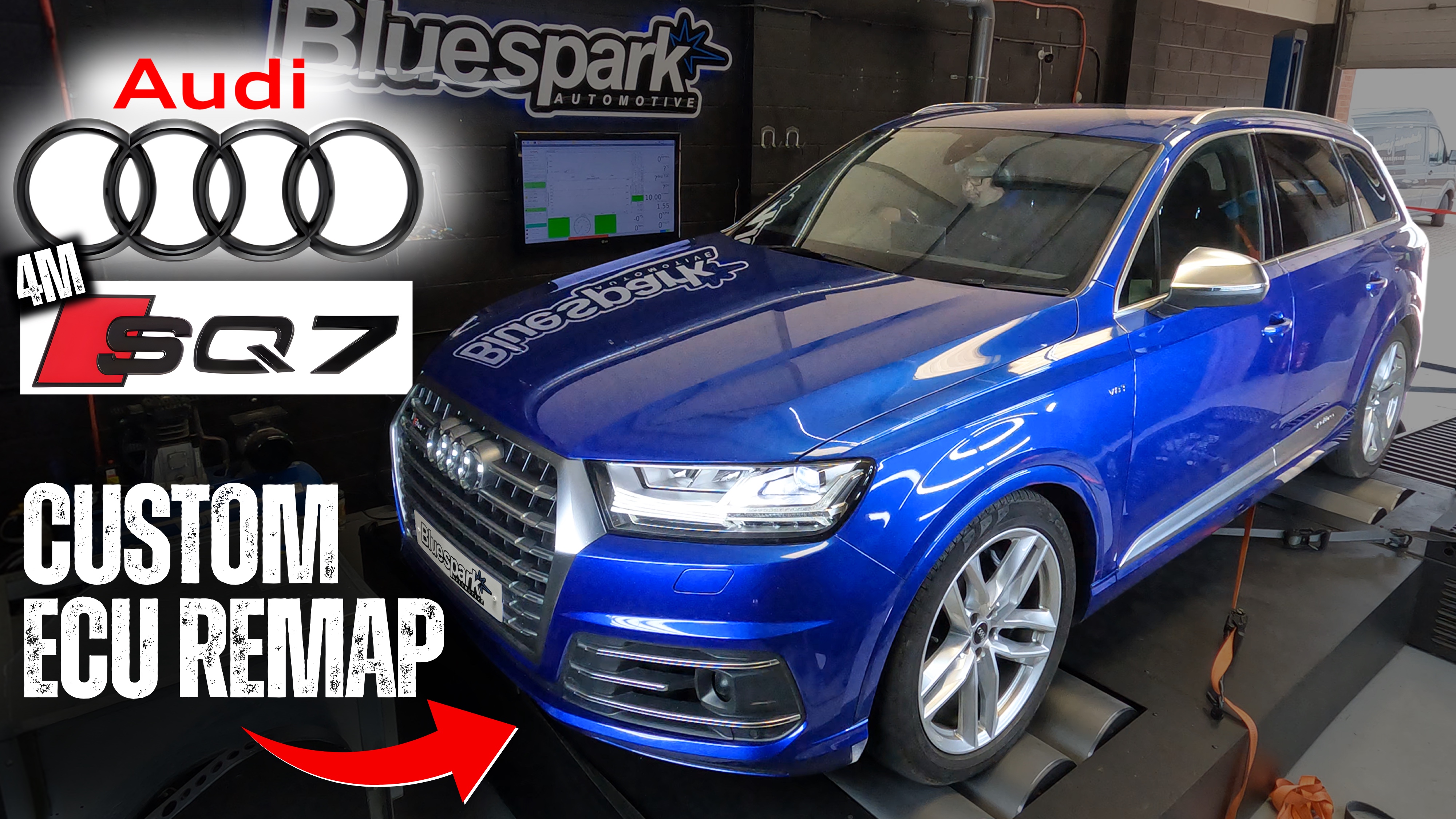 Audi SQ7 4.0 V8 TDI Custom ECU Remap with Dyno Test