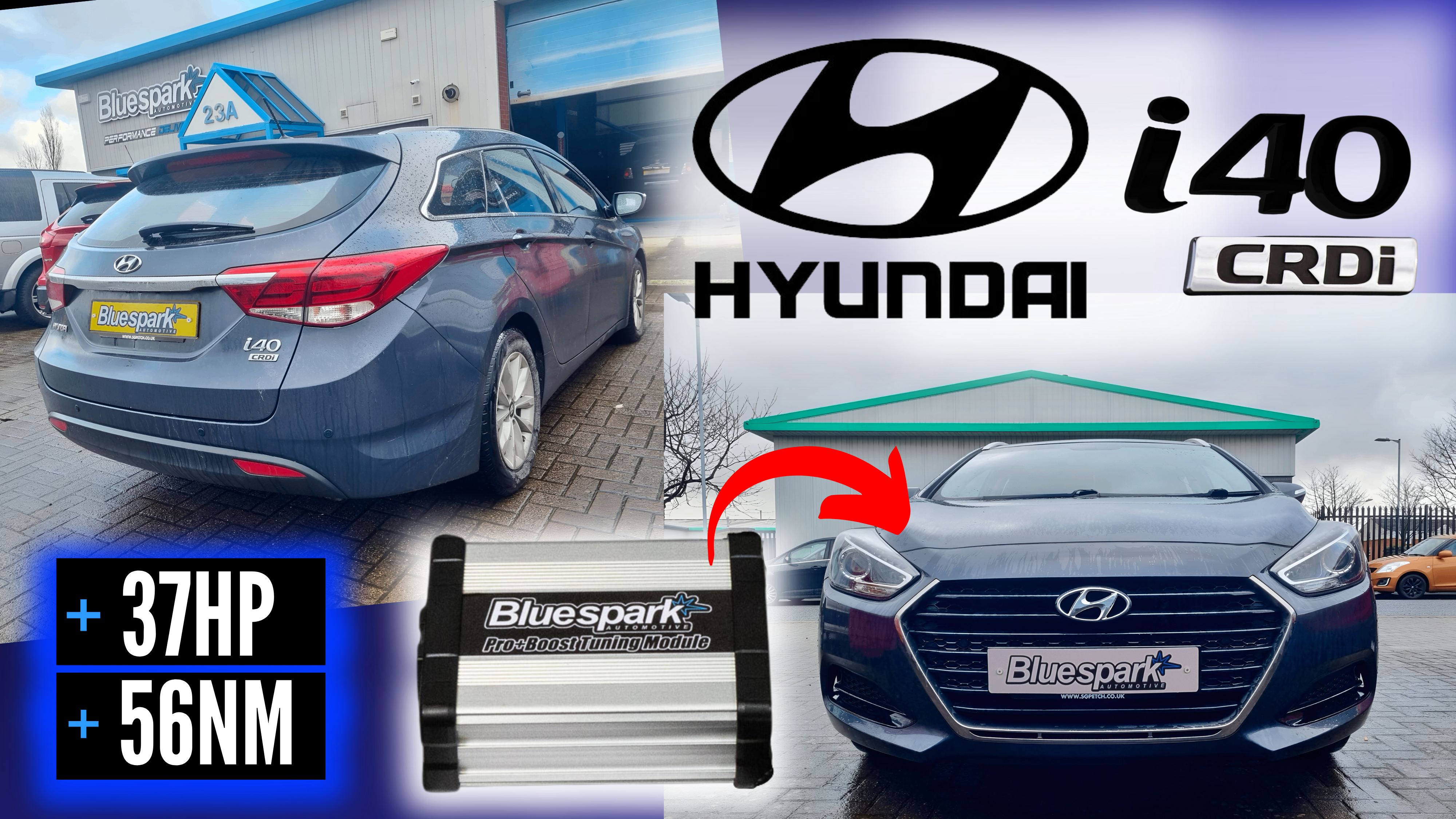 Hyundai i40 1.7 CRDI - 141hp Performance Tuning with Chip Tuning Box