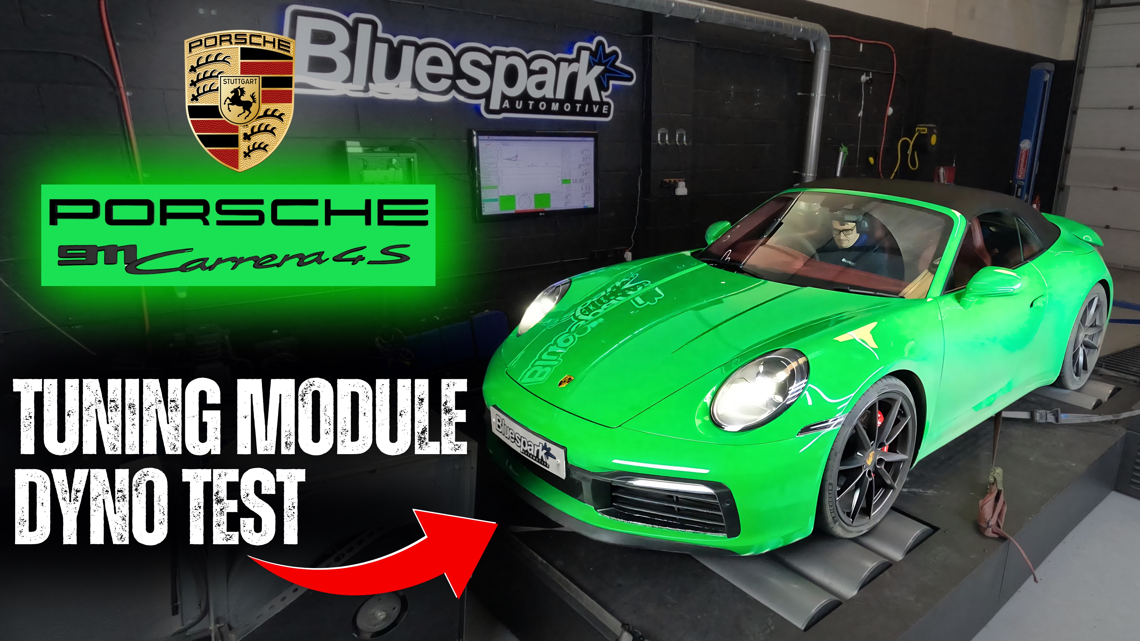 Porsche 911 Carrera 4S 2021 (992) 3.0 Dyno Test - 450hp Performance Tuning