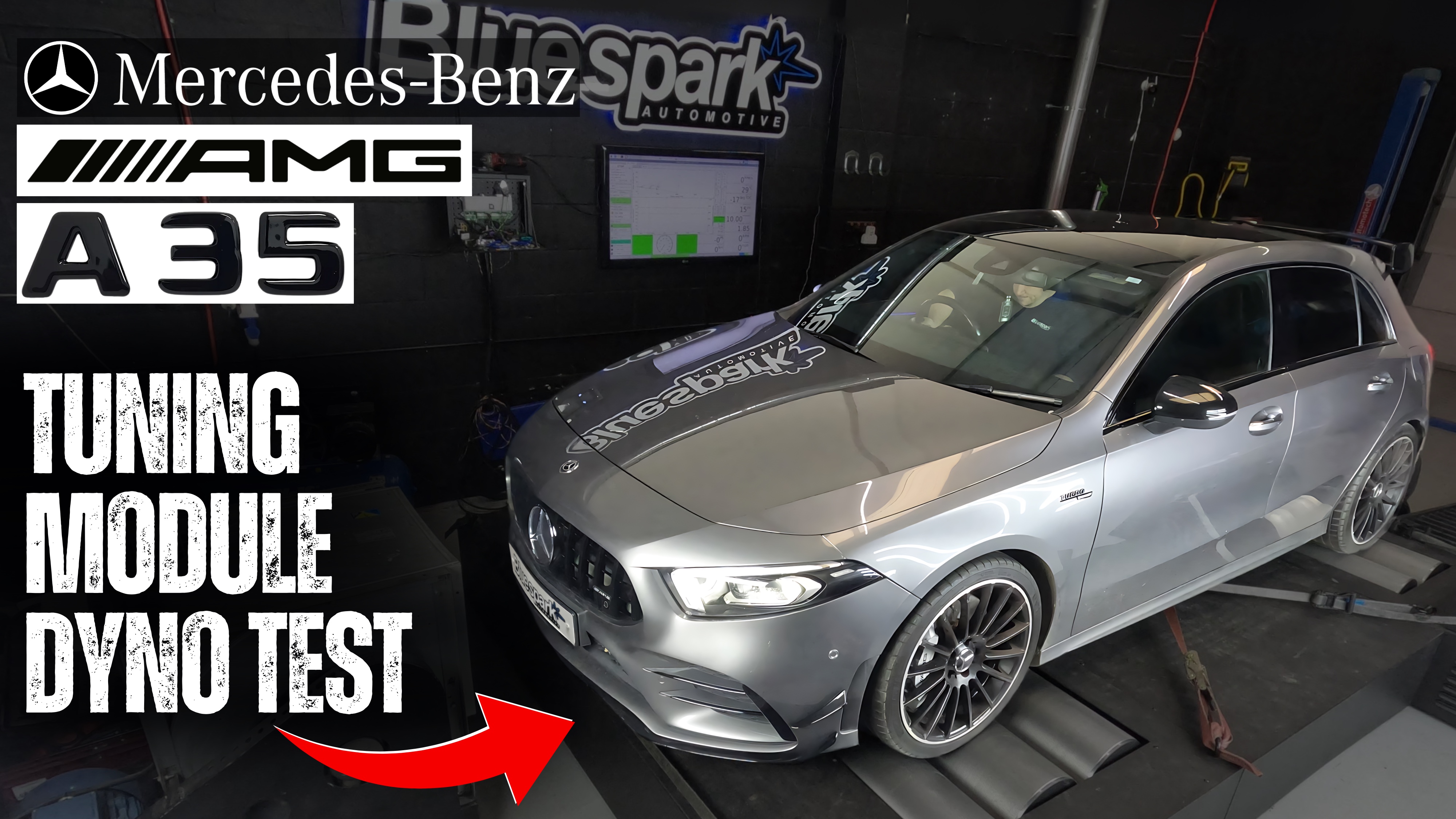 Mercedes AMG A35 2.0 306hp Dyno Test - AMG Performance Tuning
