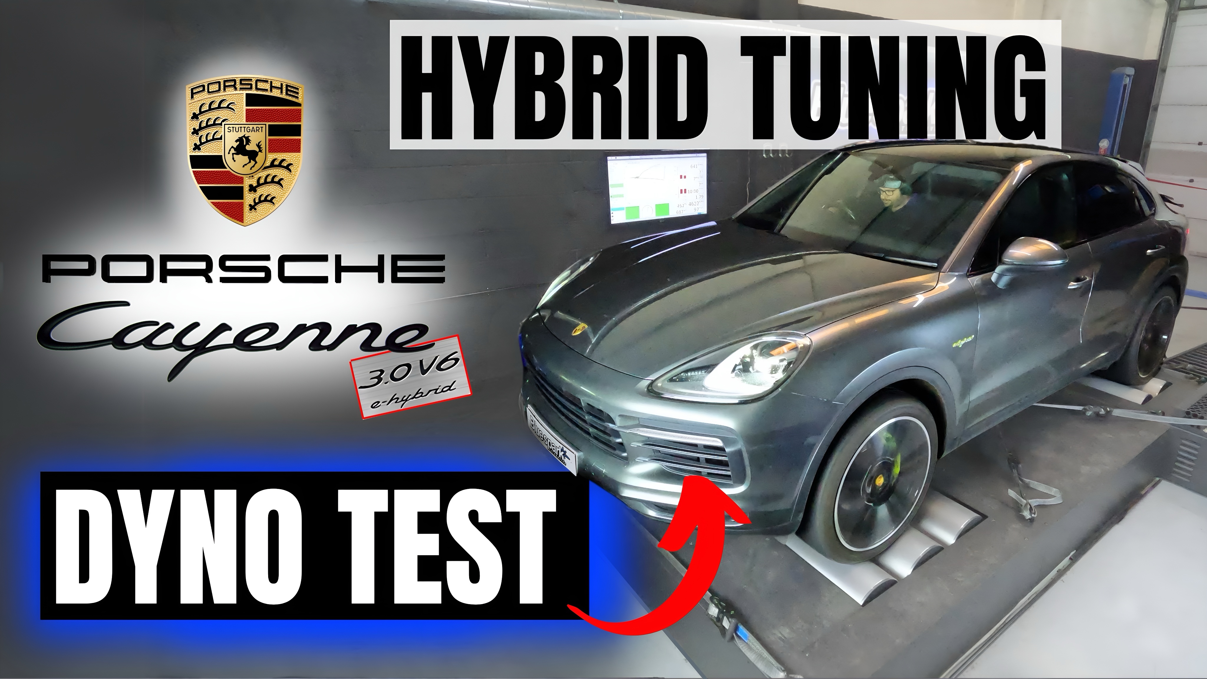 Porsche Cayenne E-Hybrid 3.0 V6 Dyno Test - 462hp Hybrid Performance Tuning