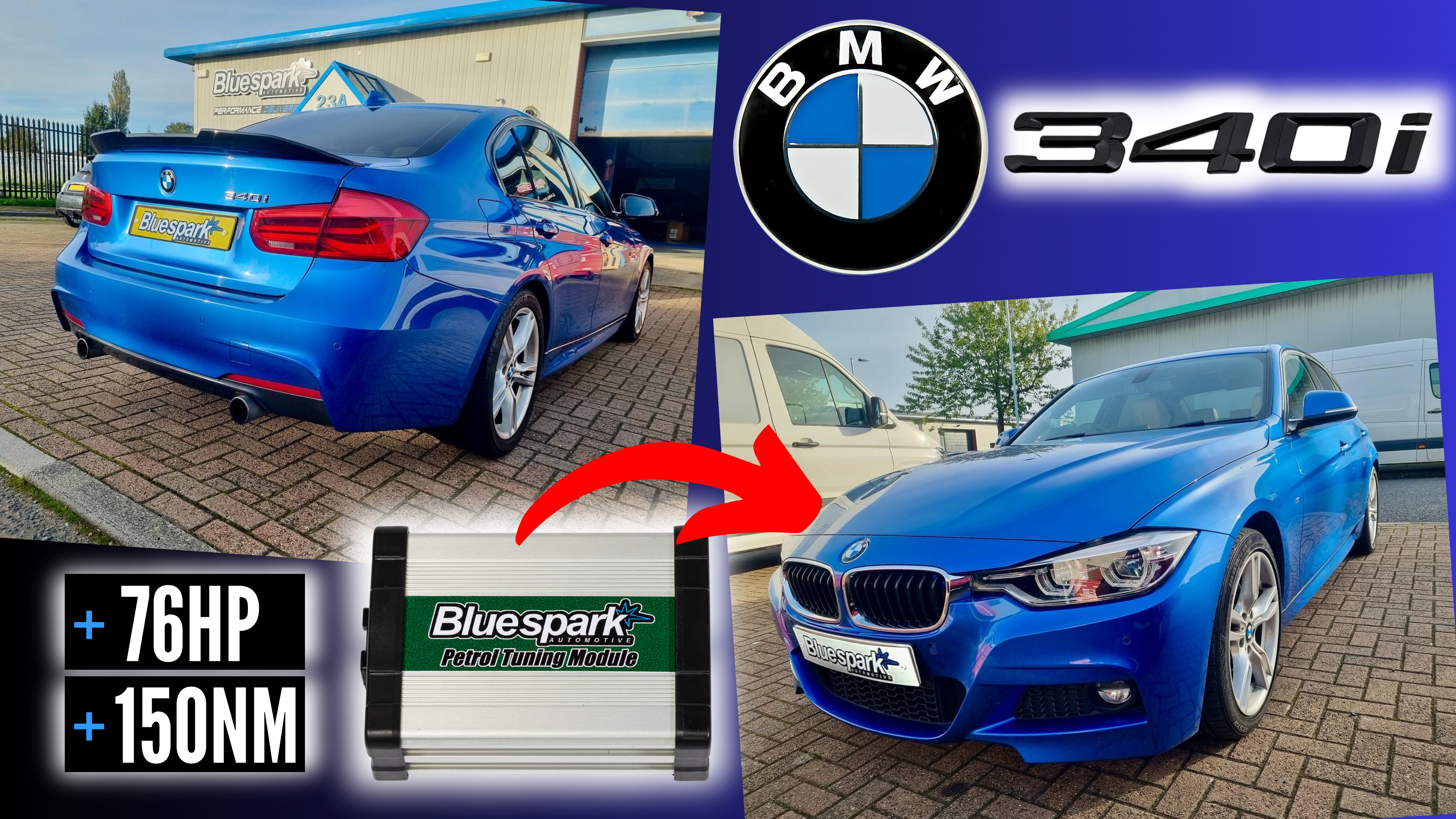 BMW 340i 322hp - B58 Performance Tuning with Chip Tuning Box