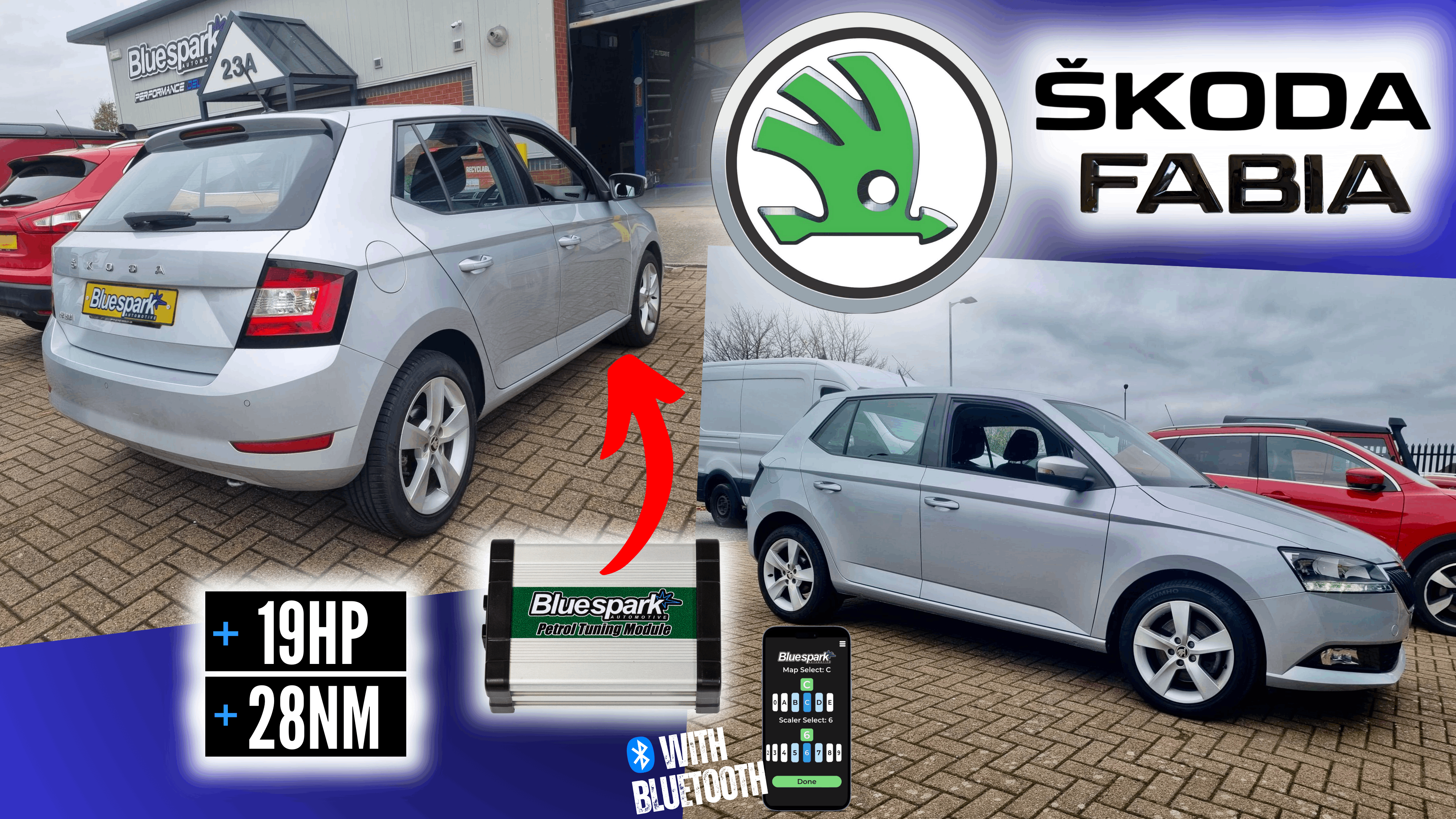 Skoda Fabia 1.0 TSI - 110hp Performance Tuning with Chip Tuning Box