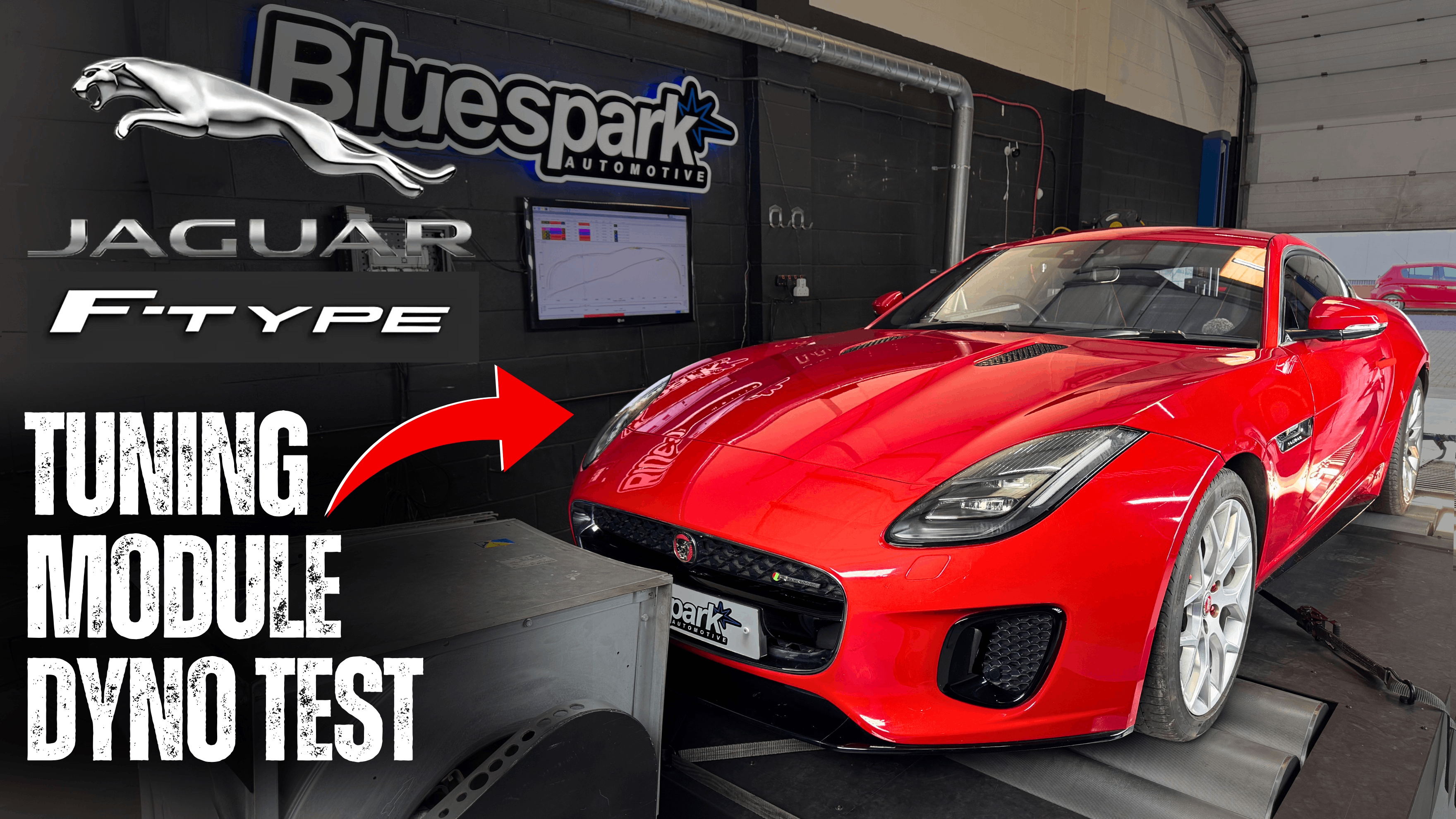 Jaguar F-Type 3.0 V6 2019 Dyno Test - 340hp Performance Tuning