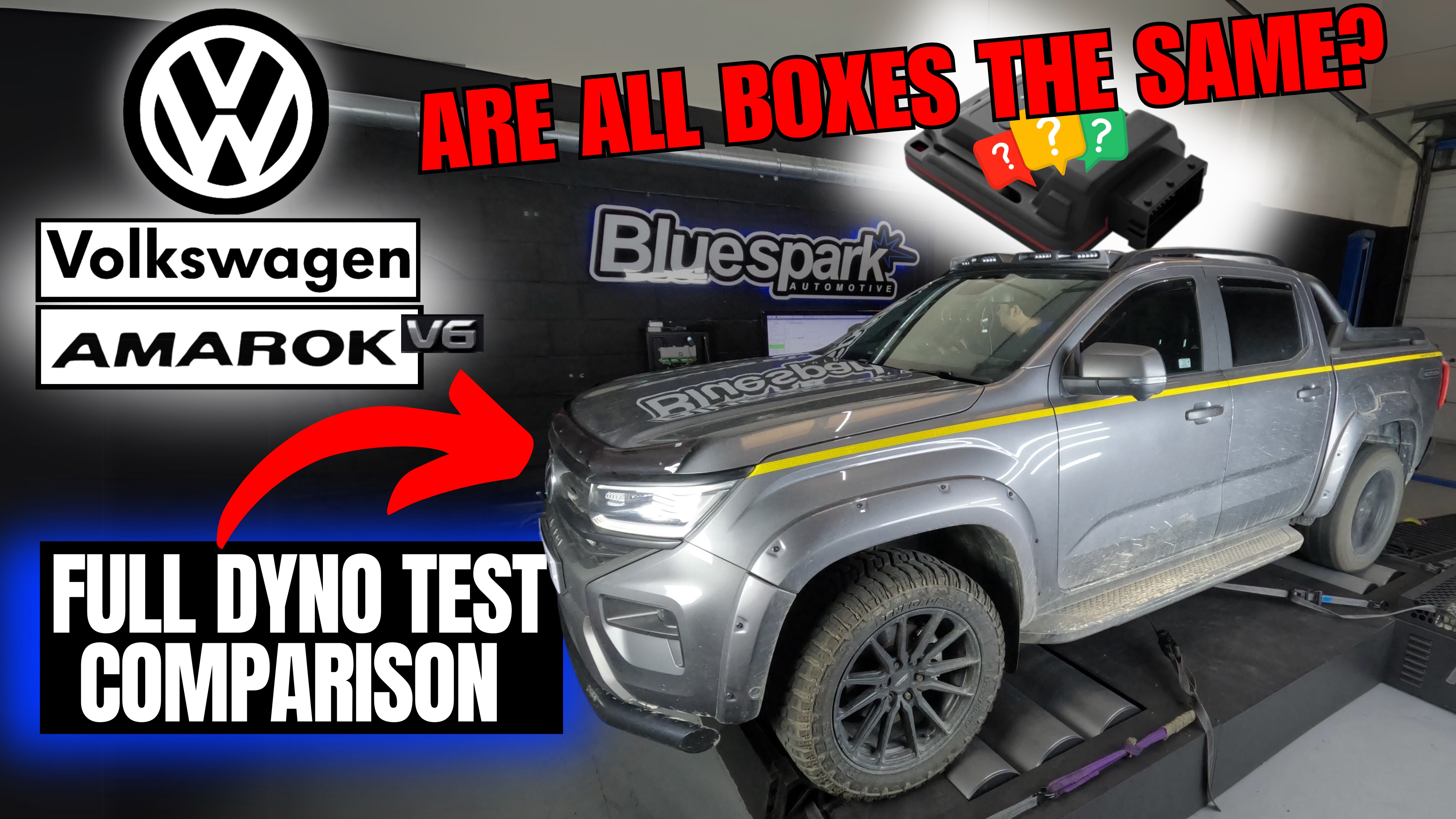 VW Amarok 3.0 V6 TDI Dyno Test - 240hp Performance Tuning (Box Comparison Vol.2)