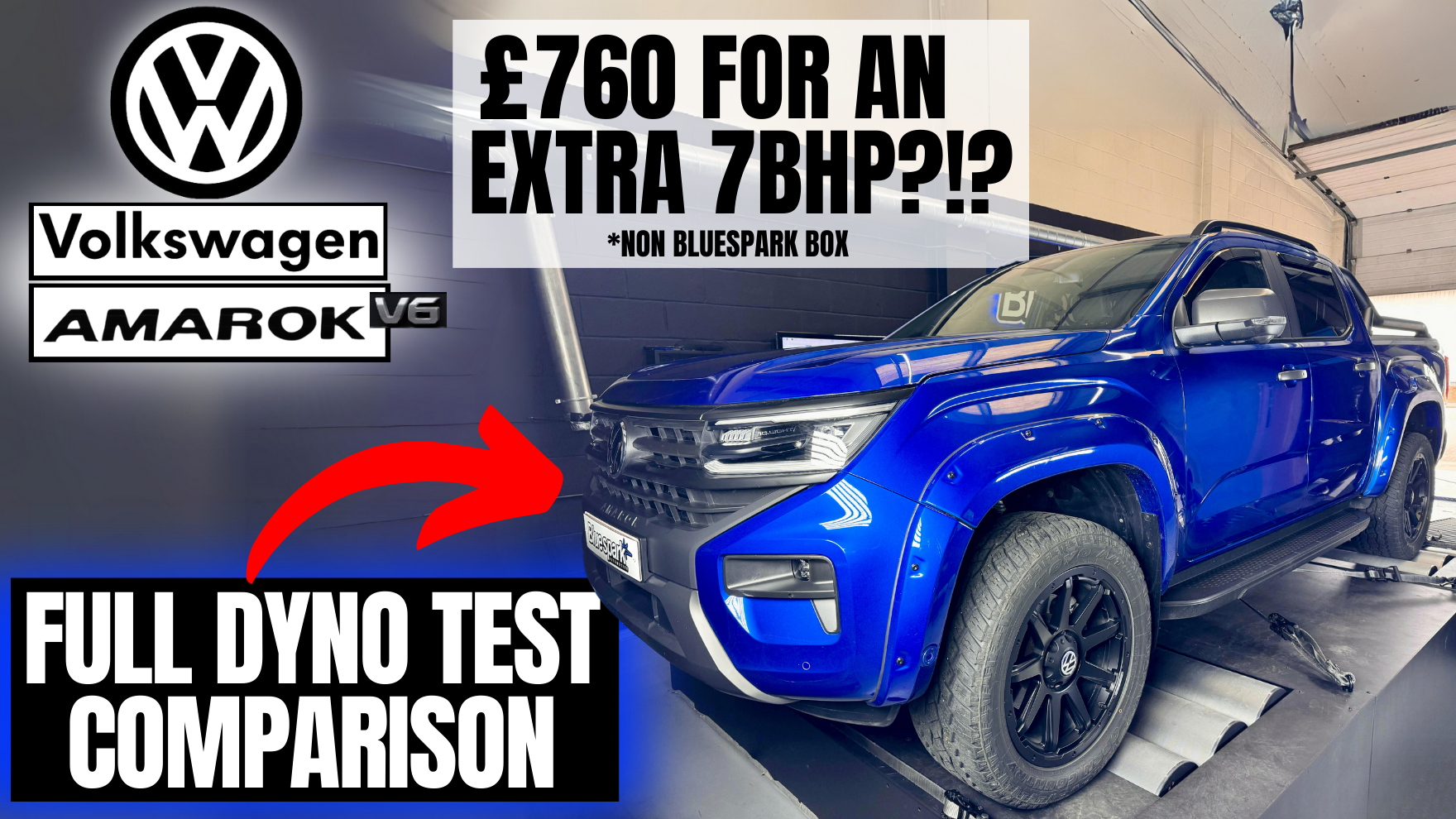 VW Amarok 3.0 V6 TDI Dyno Test - 240hp Performance Tuning (Box Comparison)