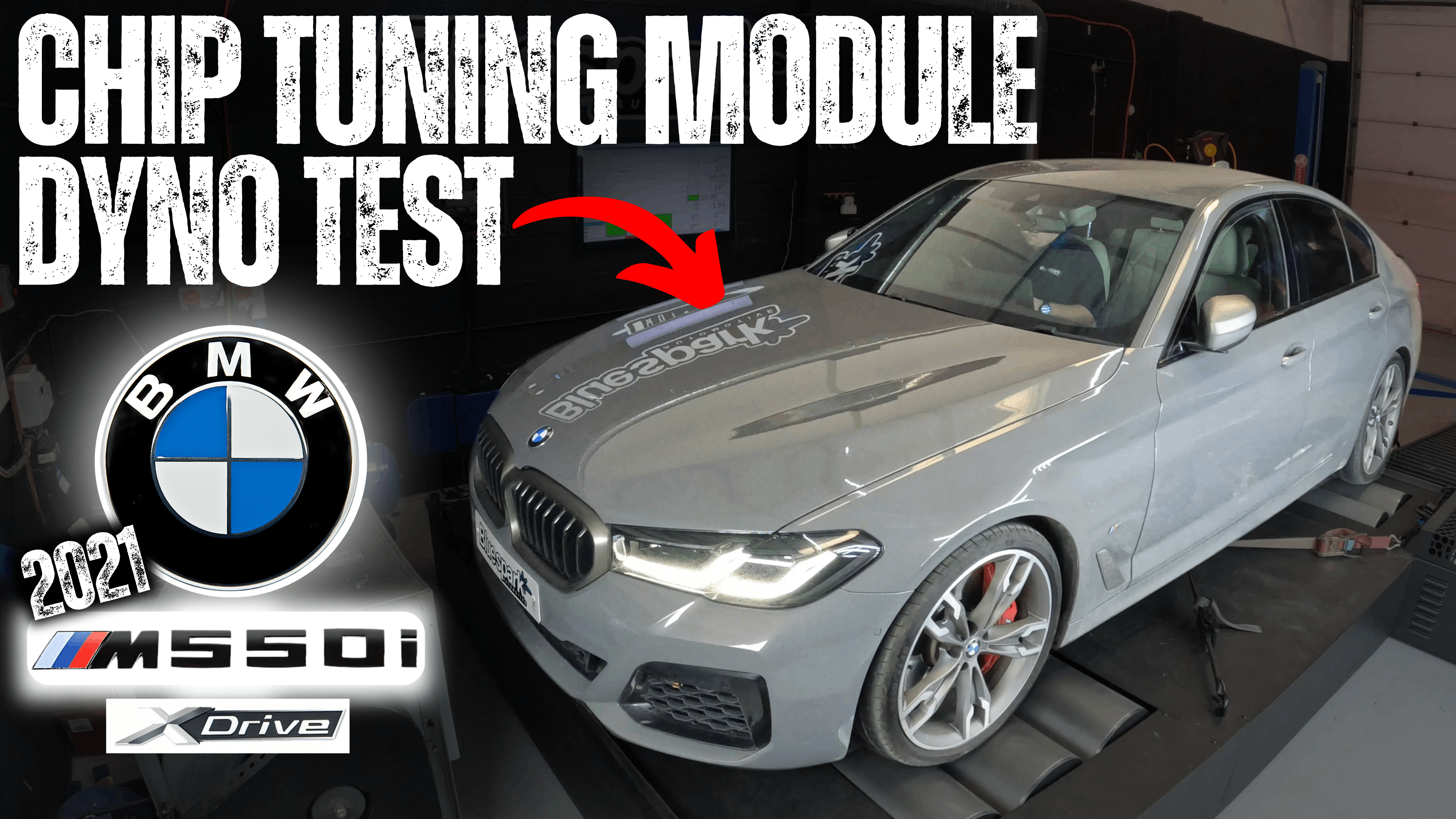BMW M550i xDrive 2021 G30 - Locked ECU Dyno Test - 4.4 N63 530hp Performance Tuning