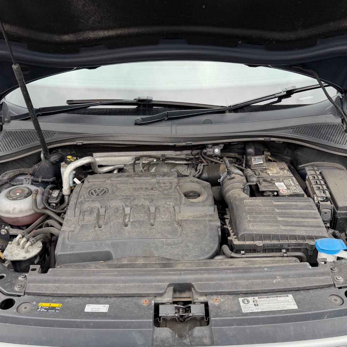 Replacing the engine cover after installation